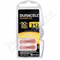 Baterie do naslouch.Duracell DA312 Easy Tab 6ks