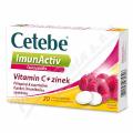 Cetebe ImunActiv Vitamin C + zinek 20 pastilek