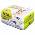 Absorgyn porodnick vloky duo pack 2x20ks